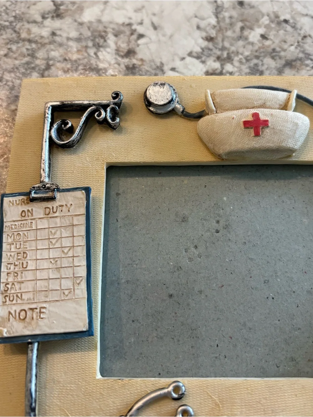 Vintage Nurse Photo Frame 3D for 3.5 in x 5 in Photo In Original Box 2001 Y2K